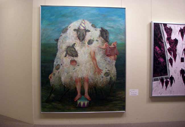 『￼真￼￼￼作』￼￼ ￼全道￼展￼会員　箱根寿保　「￼ブルターニュの港町」 新鋭展（2014年）｜全道展